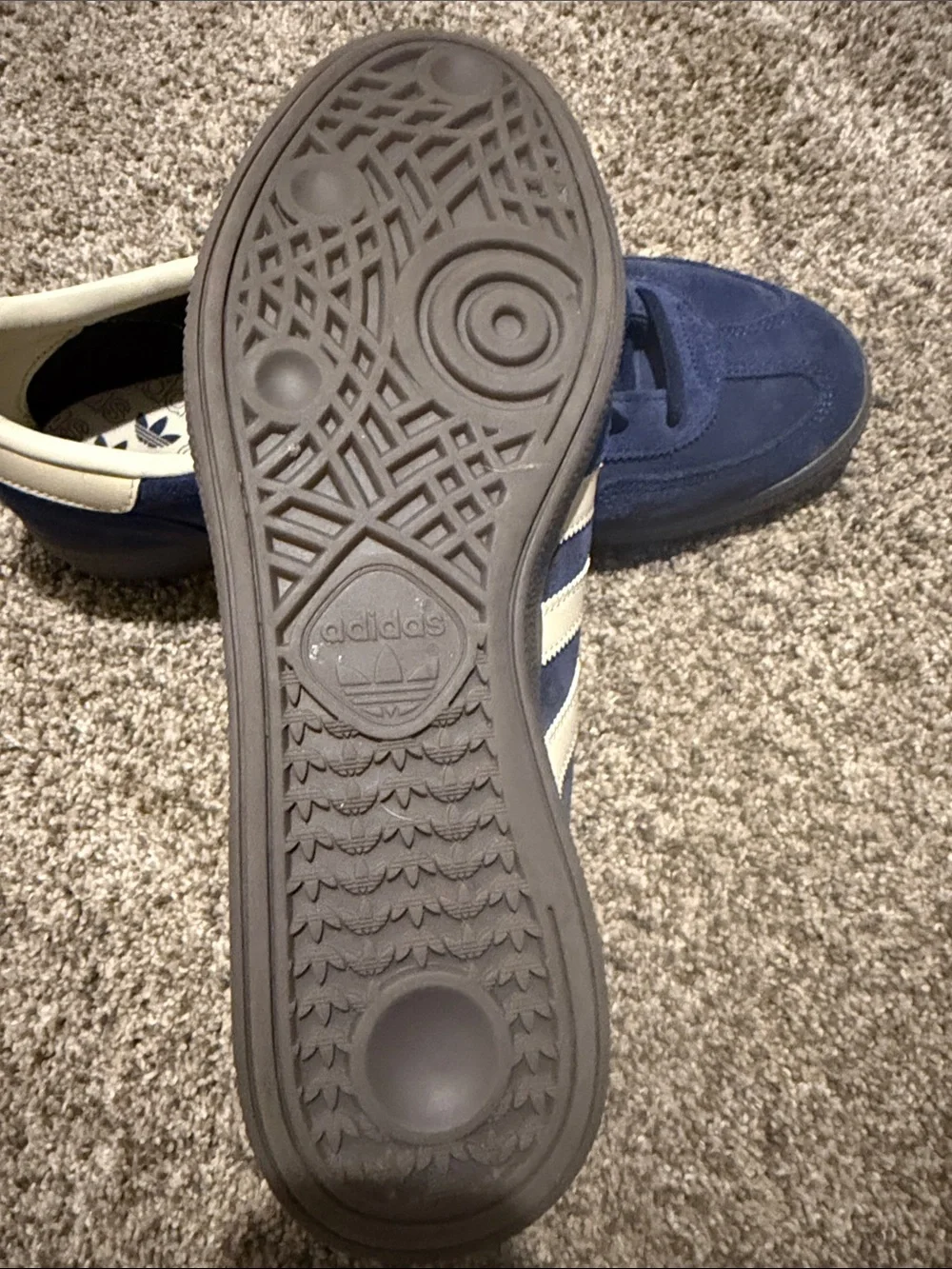 Adidas Handball Spezial Navy Blue Suede Sneakers Men’s (no box)